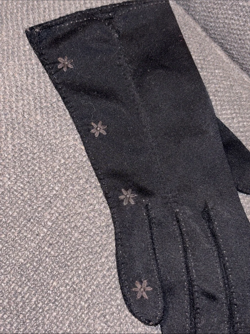 Vintage black ladies gloves